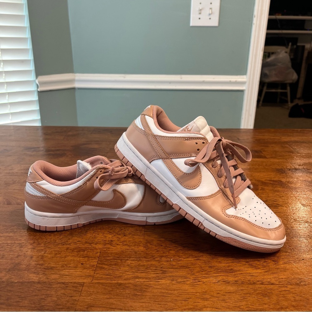 Nike Dunk Low Rose Whisper White Low-Top Sneakers size 9.5 women’s